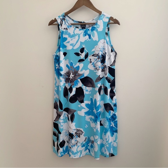 CLARA SUNWOO Dresses & Skirts - Clara Sunwoo Dress Floral Swing Jewel Neck